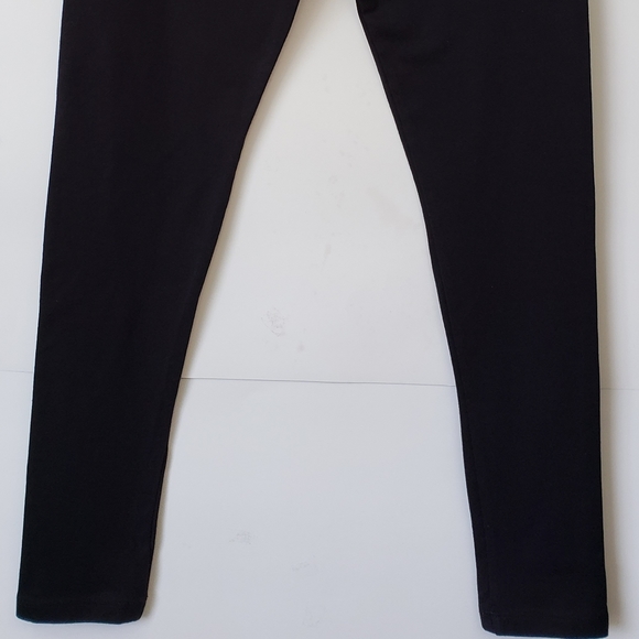 George Cotton Black Stretchable Leggings for Girls - Picture 5 of 6